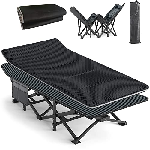 Camping Cot with Cushion and Carry Bag T922