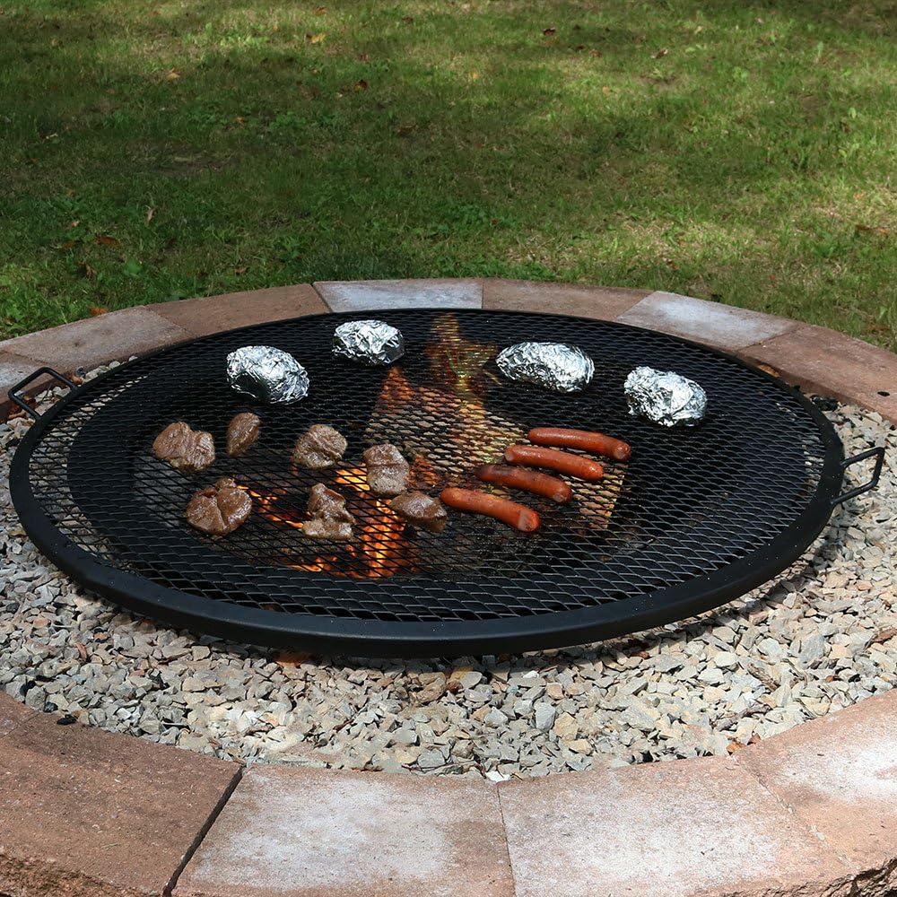 Round Heavy-Duty Steel Campfire Cooking Grate C716099