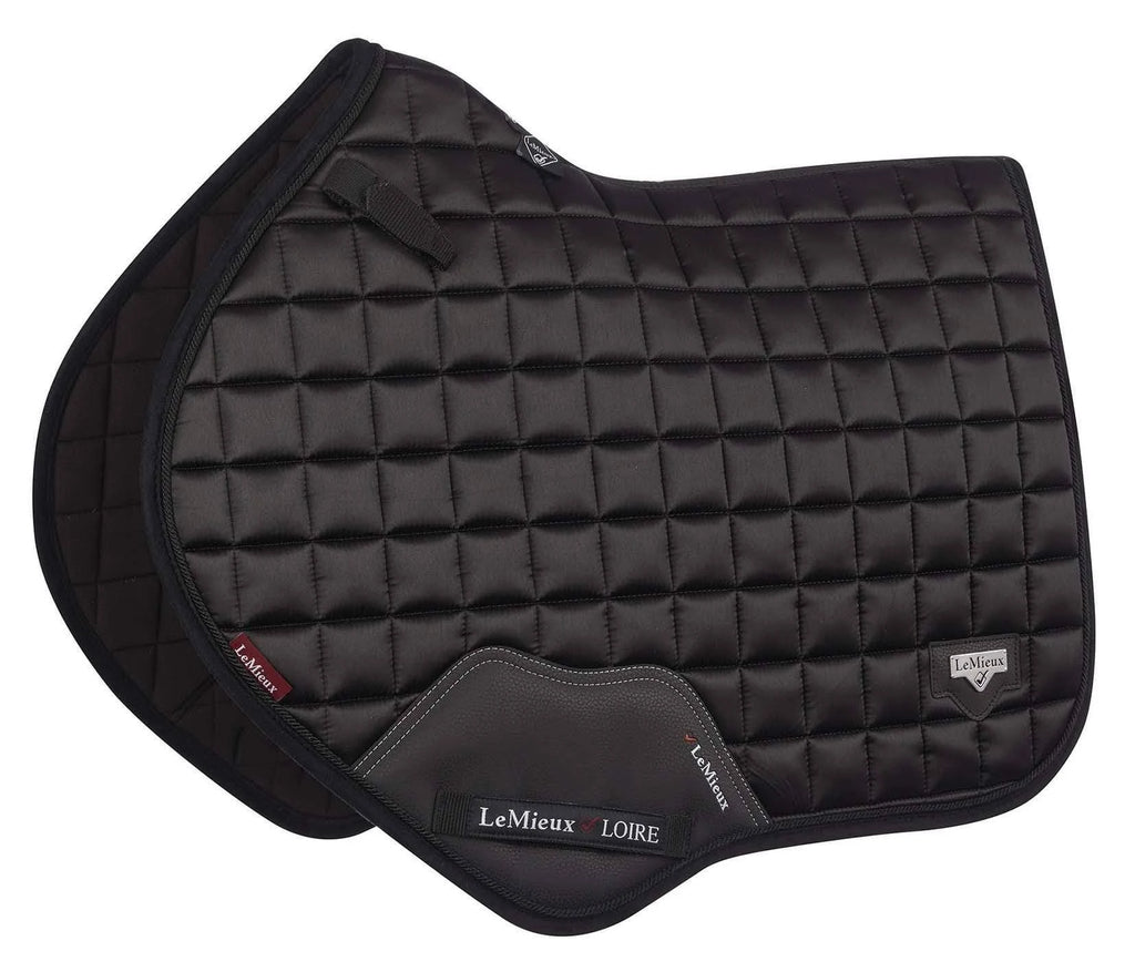 Black Large Close Contact Square Saddlepad O870
