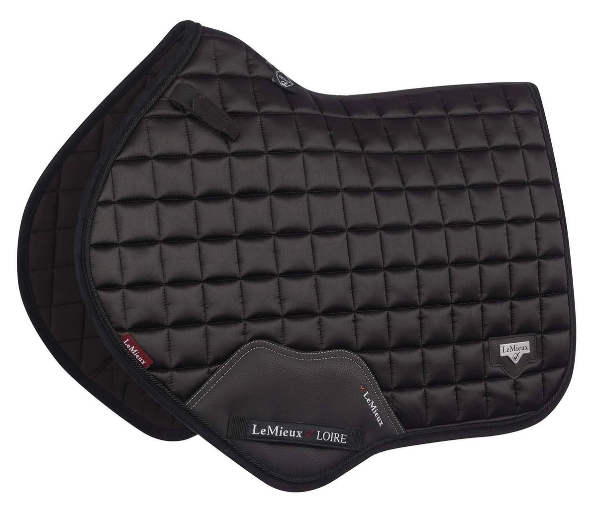 Black Large Close Contact Square Saddlepad O870
