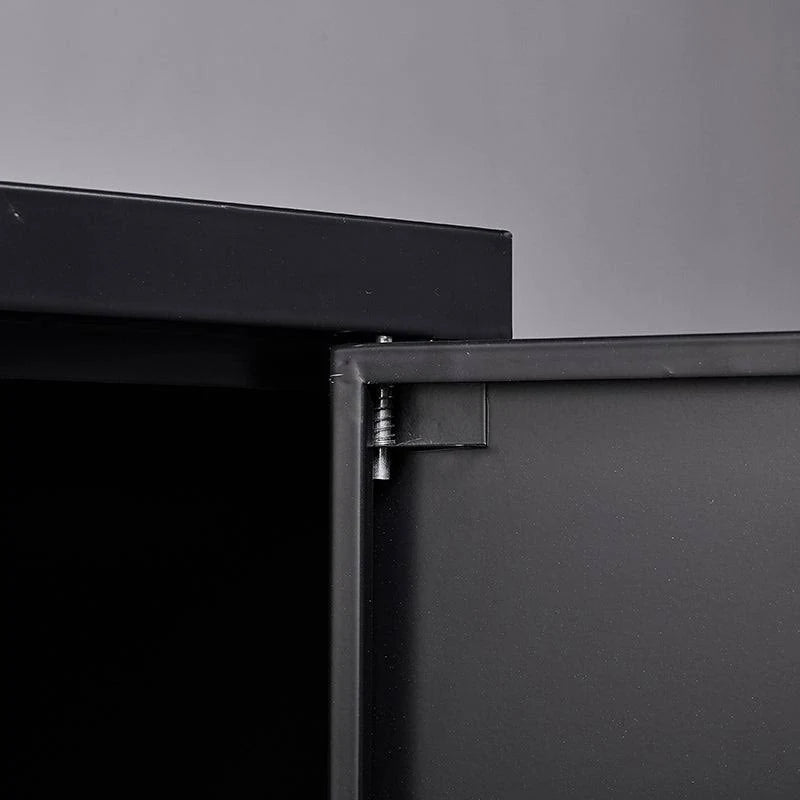 Black Steel Storage Cabinet R298