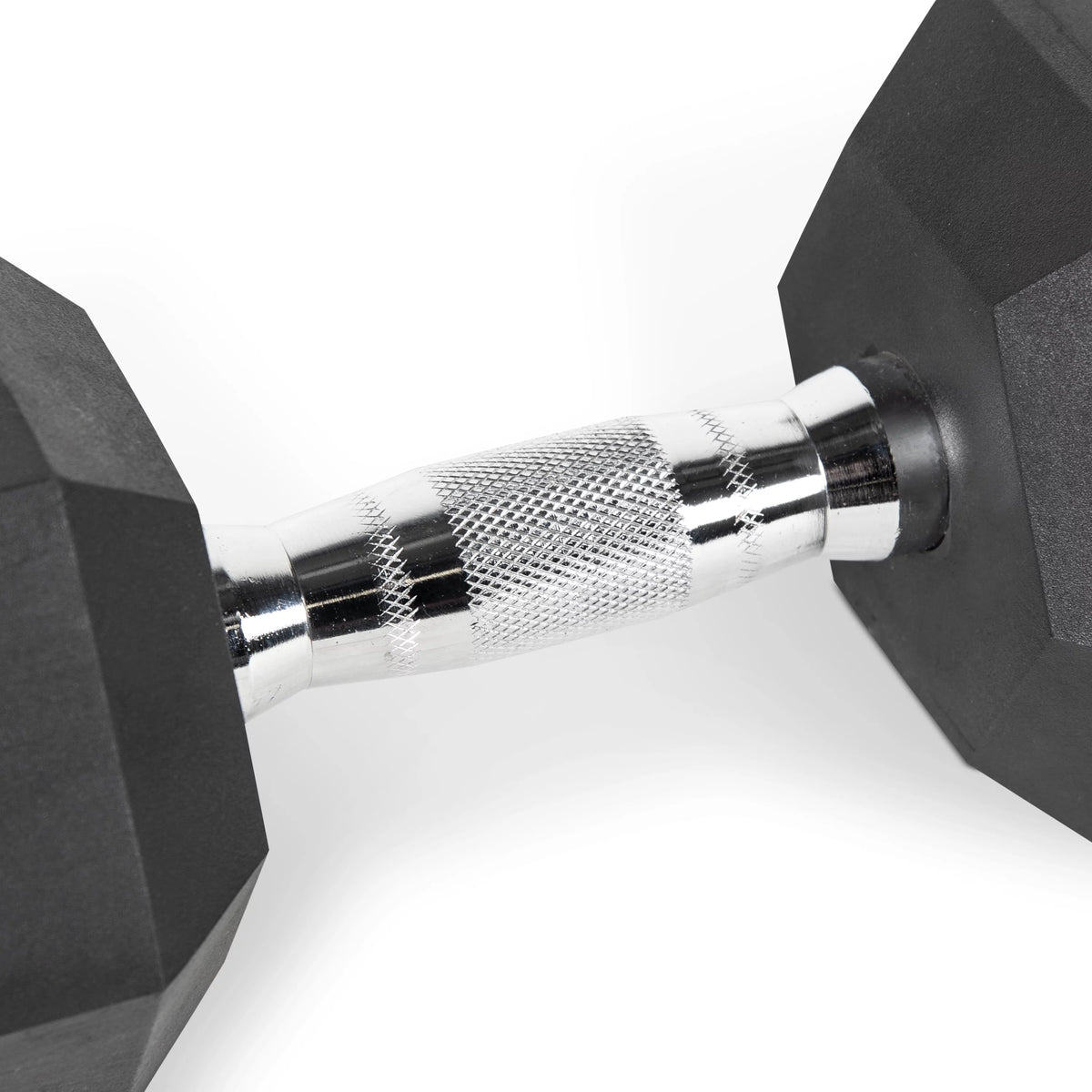 50 lb Rubber Hex Dumbbell Weight Set Y233