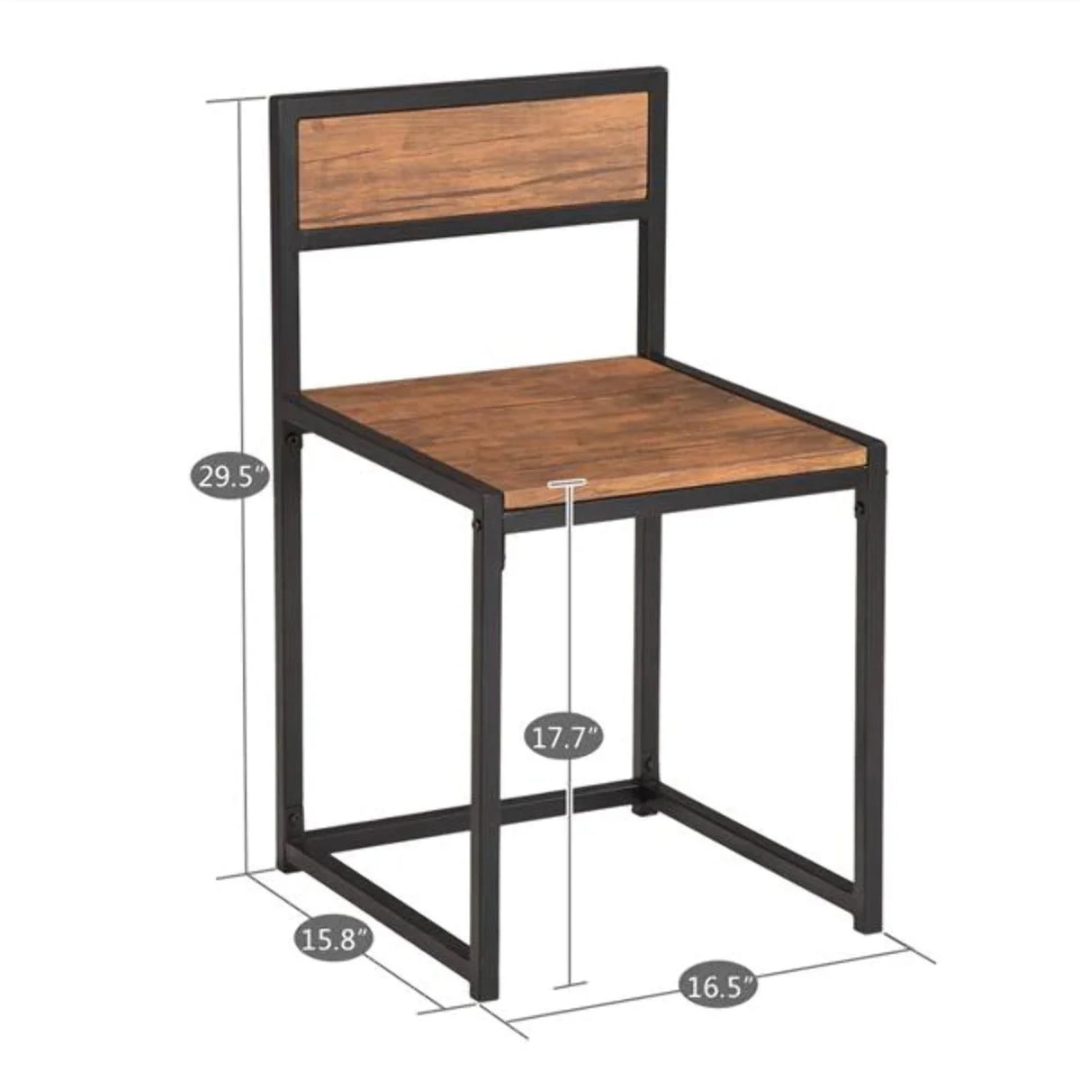 Wood Breakfast Table and Chair Three-Piece G137