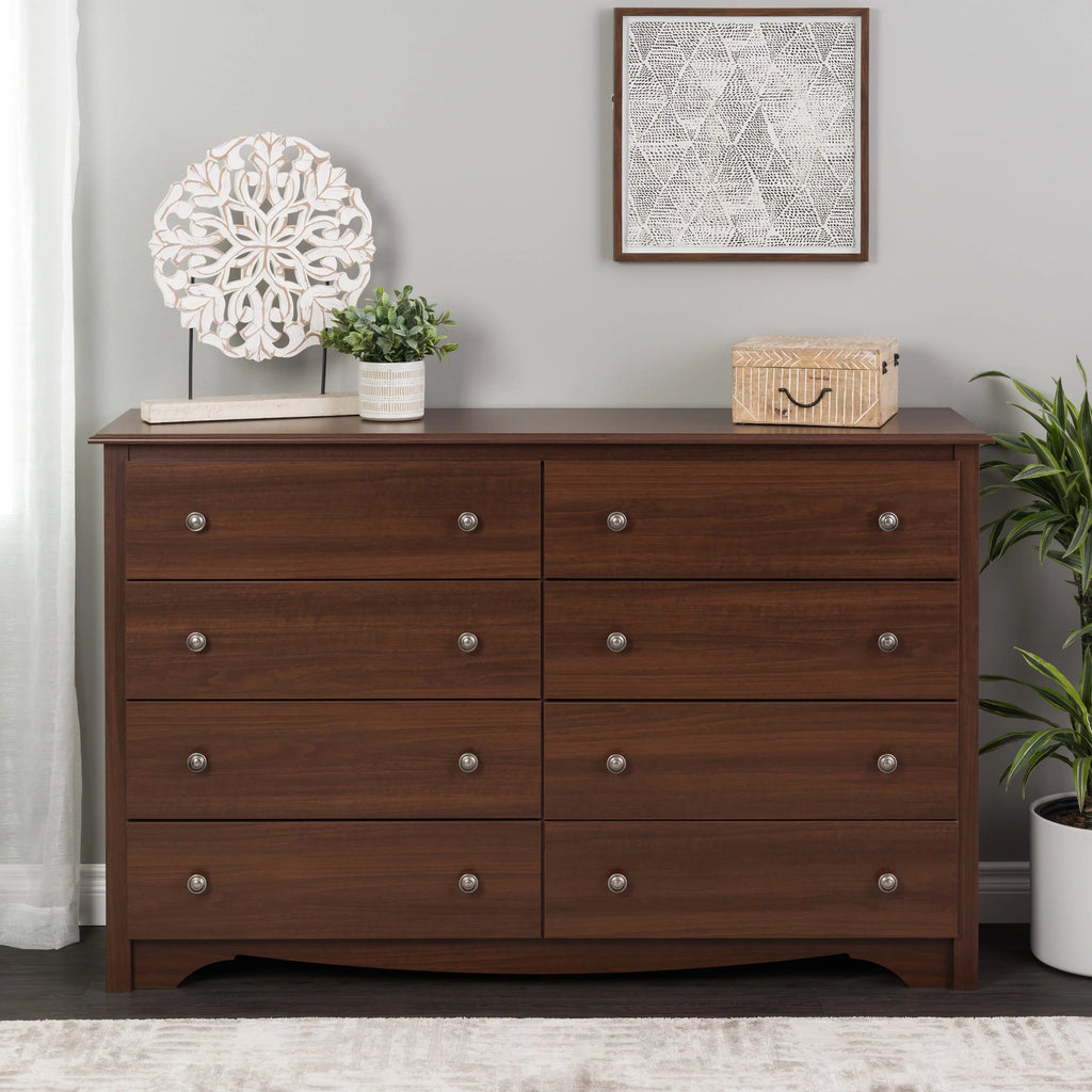 Black 8 Drawer Dresser I8969