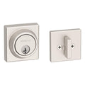 Satin Nickel Single Cylinder Deadbolt with SmartKey T32150