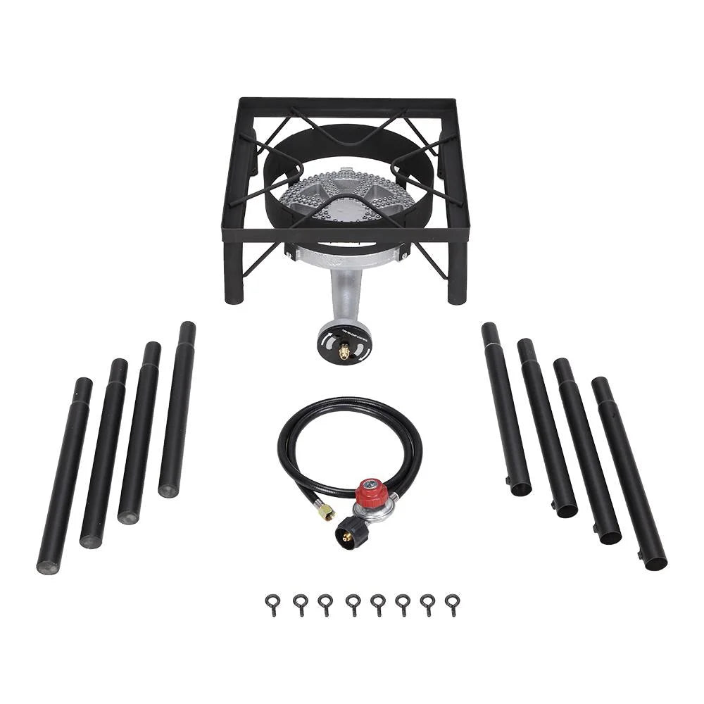 Propane Single Burner 200,000 BTU with Regulator, Cast Iron E826419