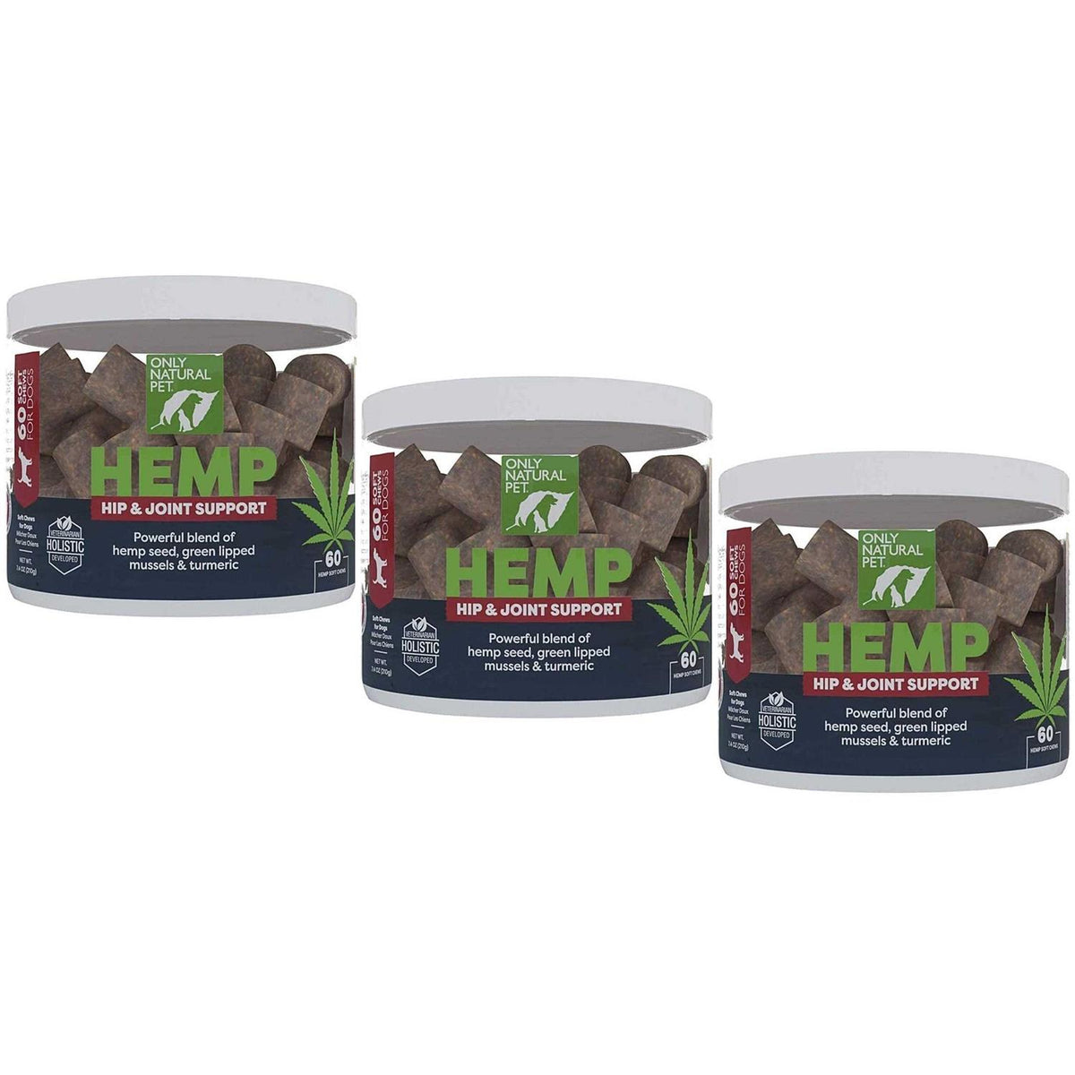Hemp Hip & Joint Support Soft Dog Chews N3562