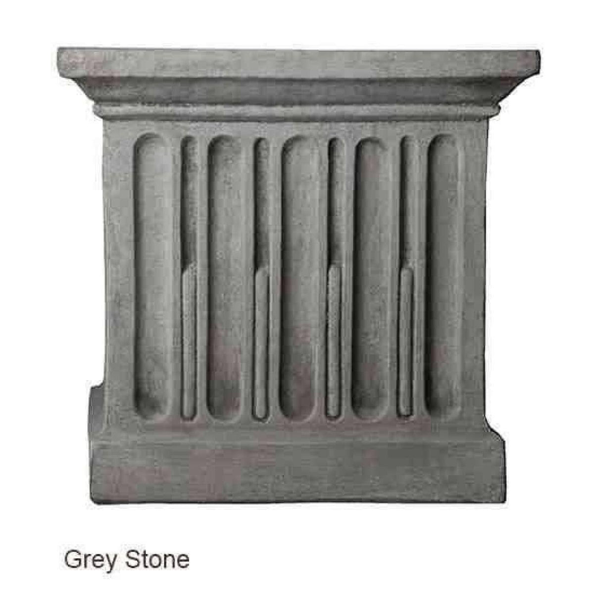 Aged Limestone Standing Lotus Buddha J9829