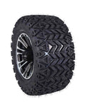 20x10-10 Golf Cart Turf Tire & Black Wheel Kit G173653