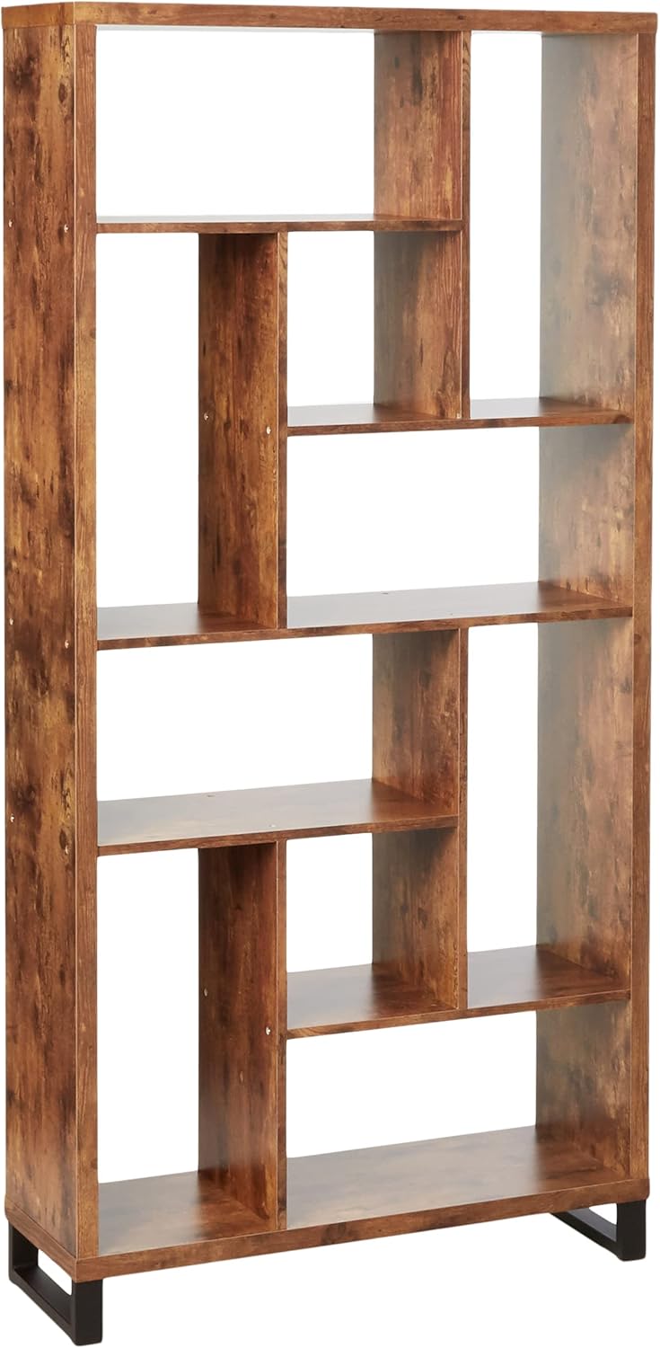 Antique Nutmeg Open Bookcase R798