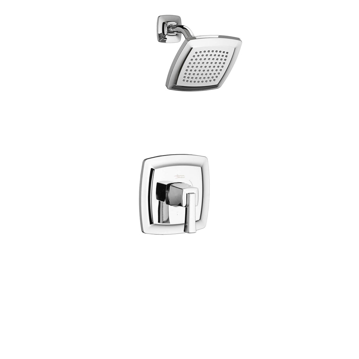 Polished Chrome Shower Trim Kit with Shower Head and Cartridge Y761438