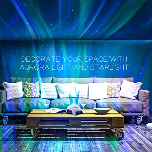Aurora Projector with 33 Light Effects, LED Star Projector, Remote Control, Bluetooth Speaker P98057