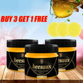 Natural Beeswax Wood Furniture Cleaner and Polish Set of 4 W4641