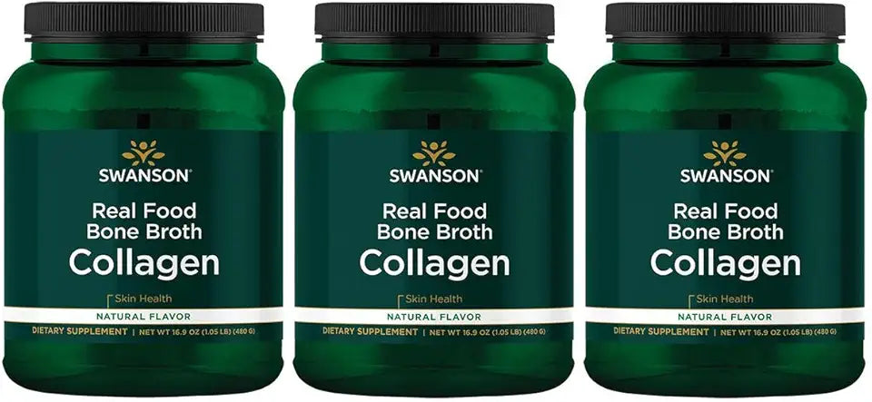 Bone Broth Collagen Powder 16.9 oz 3 Pack D155