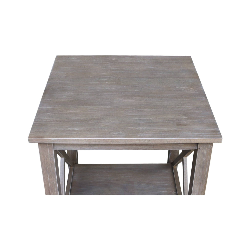 Brown Wood End Table D3663
