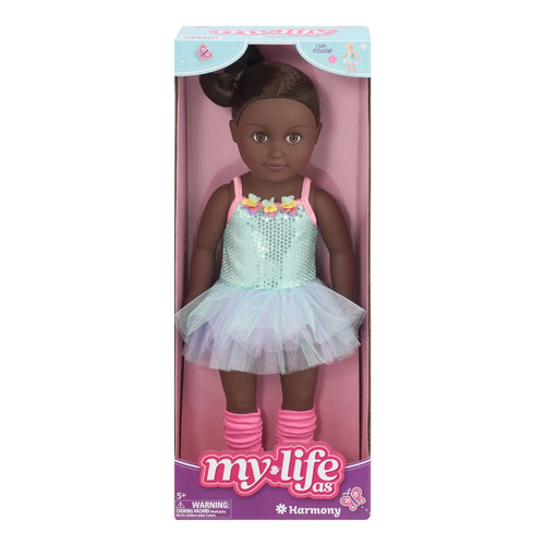 18 inch Posable Doll with Brown Eyes D712001