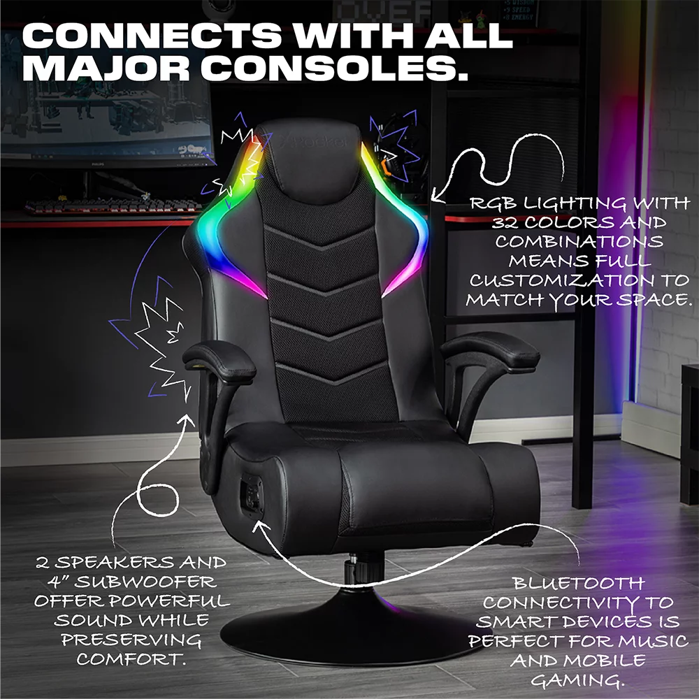 Black Mesh Gaming Chair S207