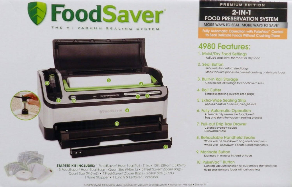 2-in 1 Vacuum Sealing System T9811
