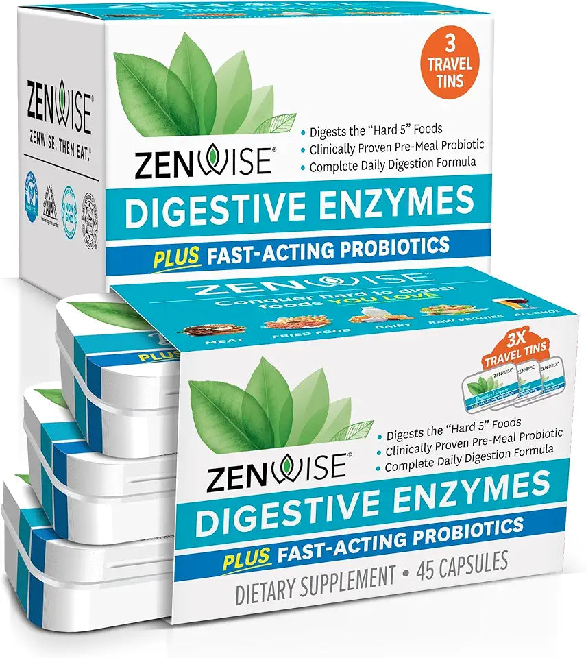 Digestive Enzymes with Prebiotics and Probiotics 90 CT E2565