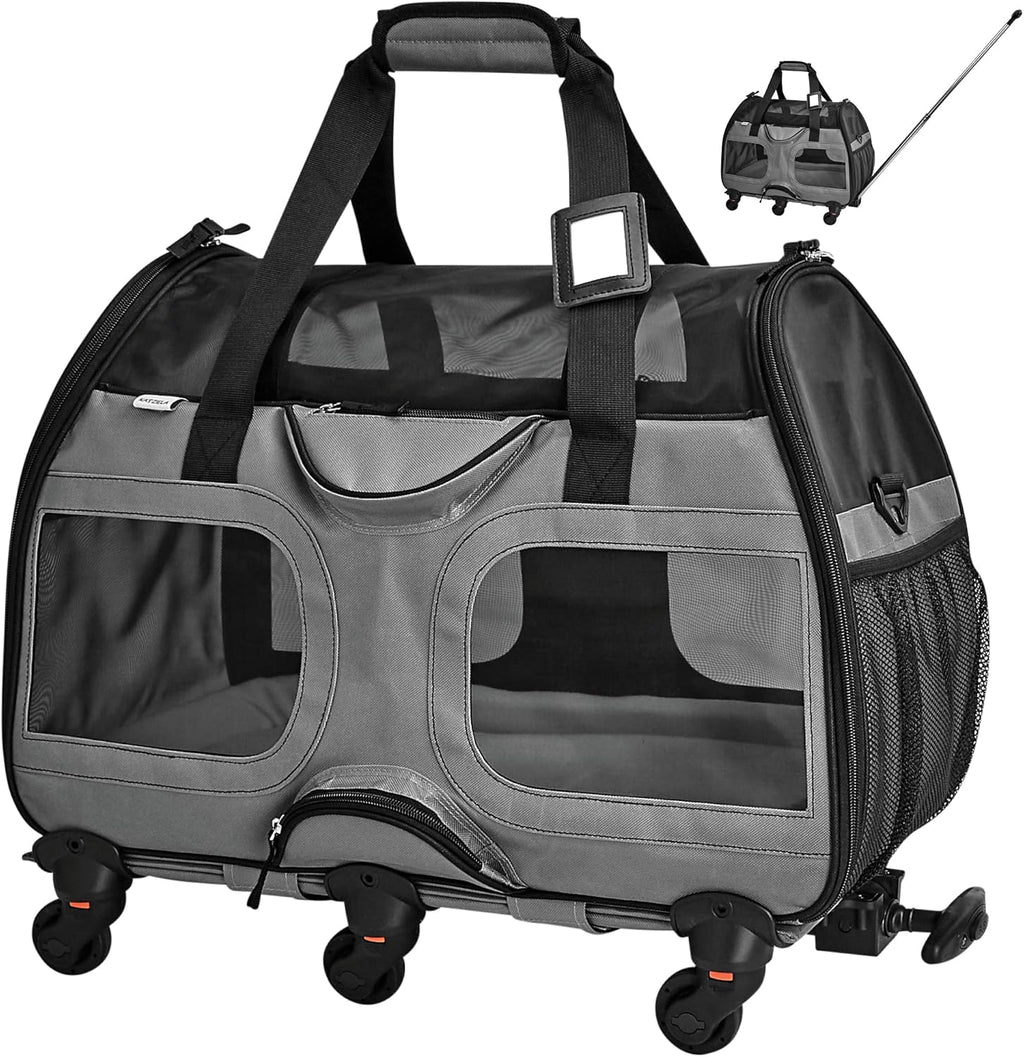 Airline Approved Soft Sided Pet Carrier with Wheels M369489
