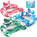 3 Pack Inflatable Pool Float Chairs with Cupholders & Handles N87324