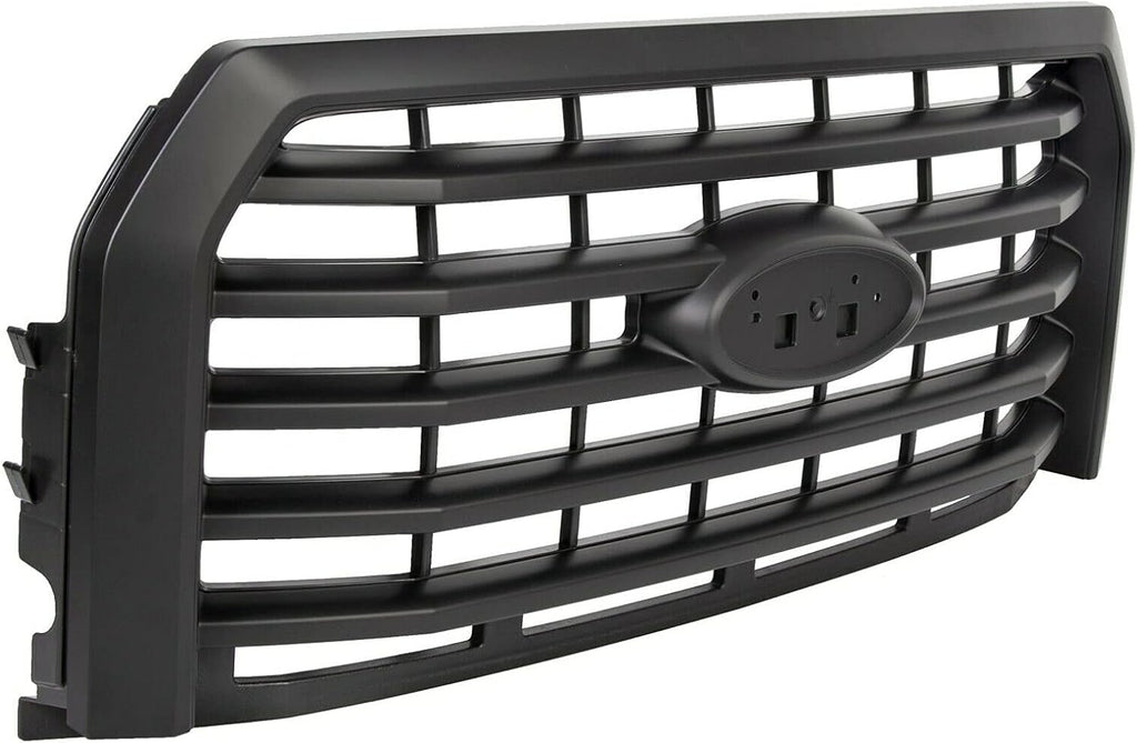 Black Horizontal Front Bumper Grille Five Bar Radiator G826447