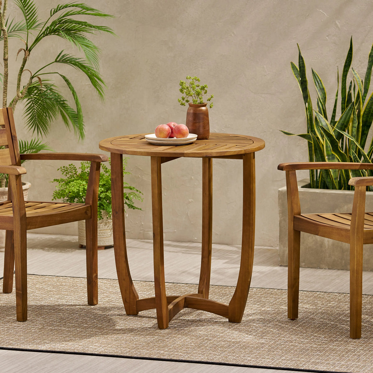 Outdoor Round Accent Side Table Q619