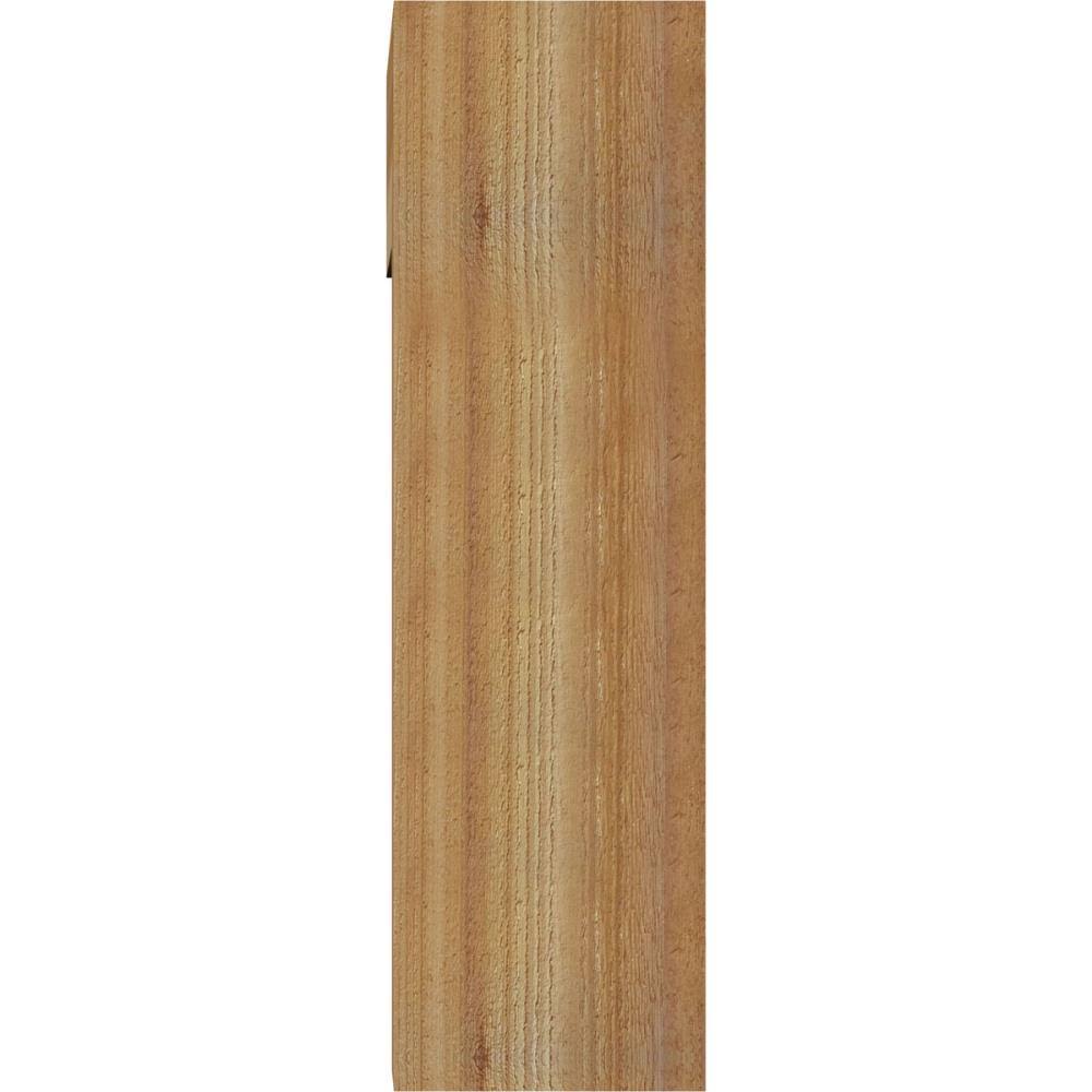 8x22W x 24x22D x 28x22H Imperial Block Rough Sawn Bracket w/ Offset Brace R89415