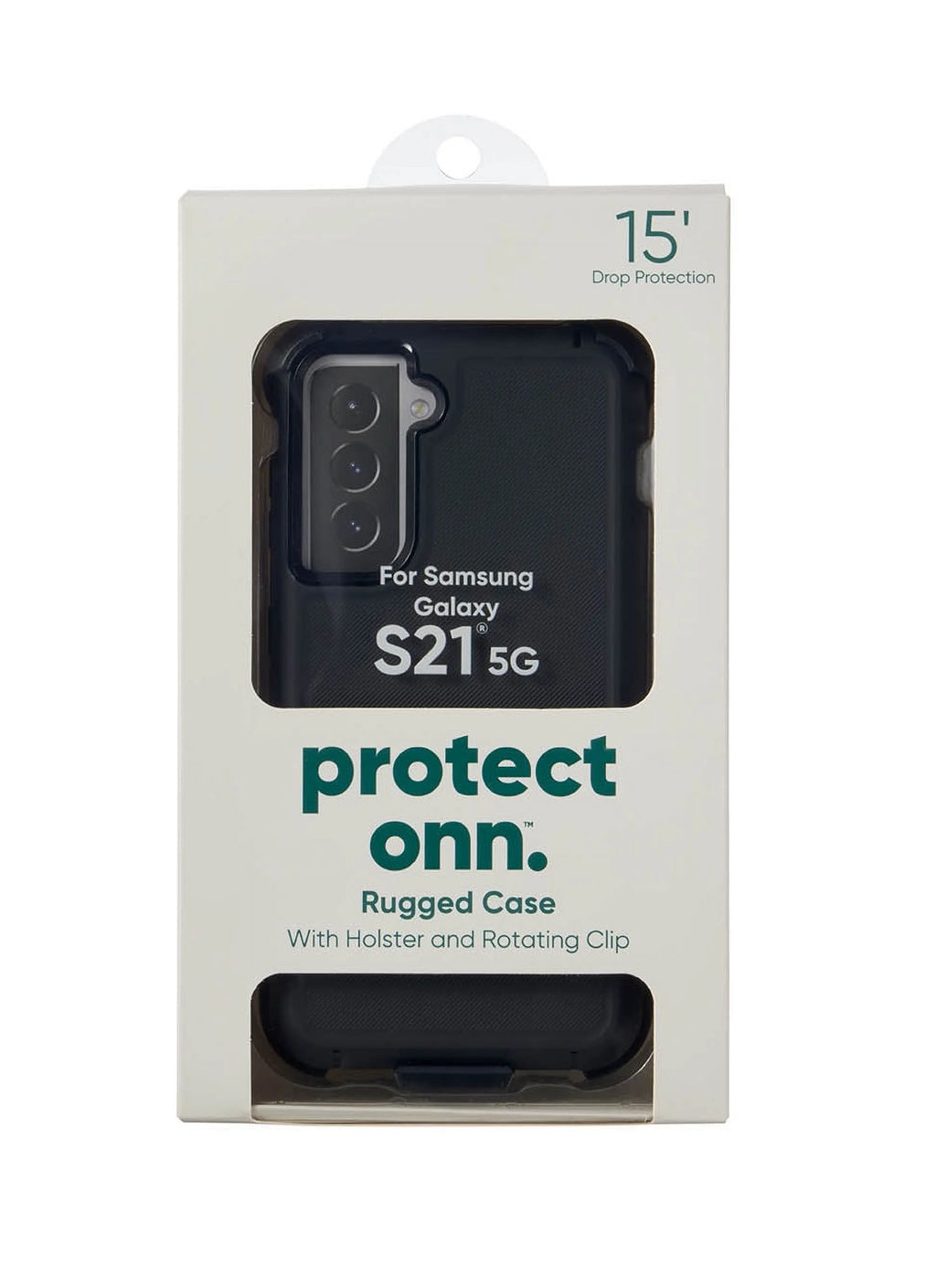 Rugged Phone Case with Holster Black G97383