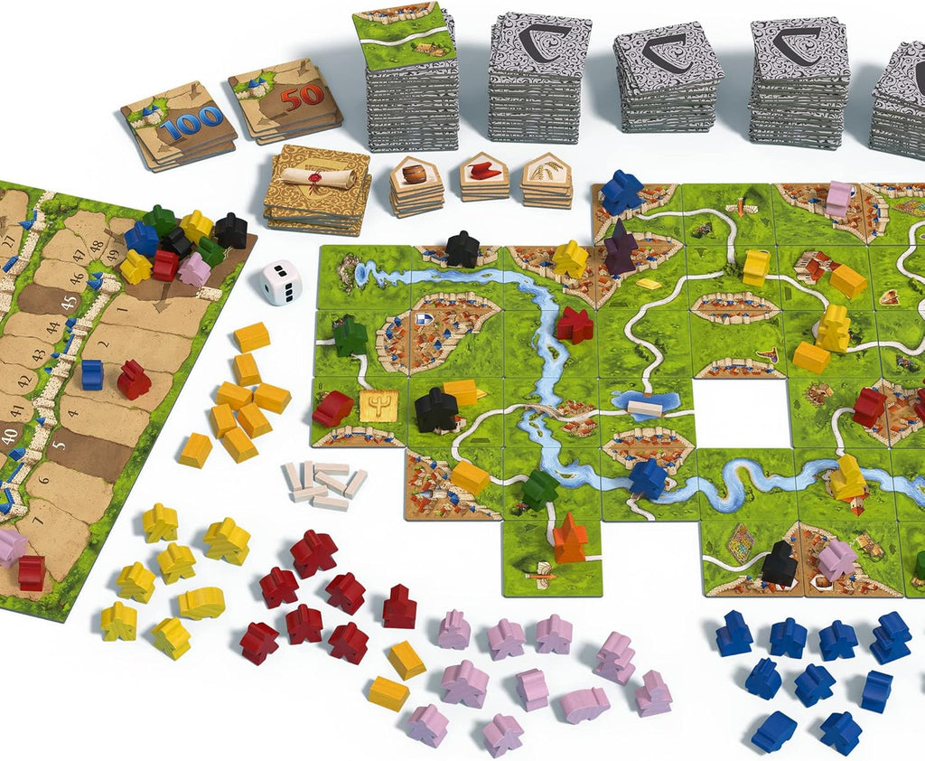 Carcassonne Board Game Big Box (BASE GAME & 11 EXPANSIONS) Medieval Strategy Board Game 2-6 Players F138