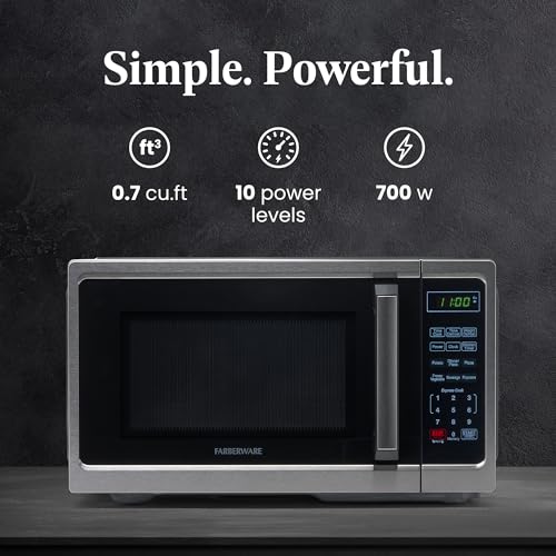 700 Watts 0.7 Cu. Ft. Stainless Steel Microwave Oven O860