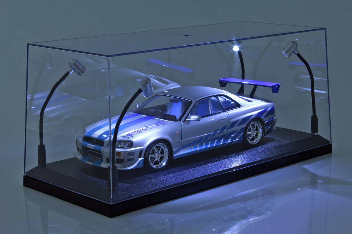 Display Case 1/18th LED Black G4876