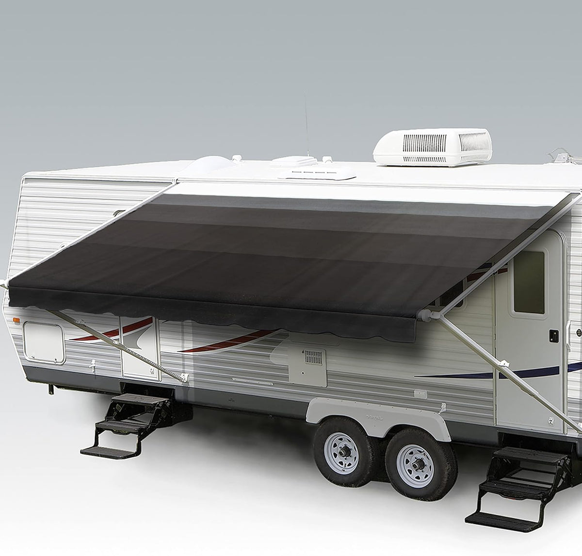Heavy Duty Weatherproof Vinyl RV Awning Fabric Replacement Z1430