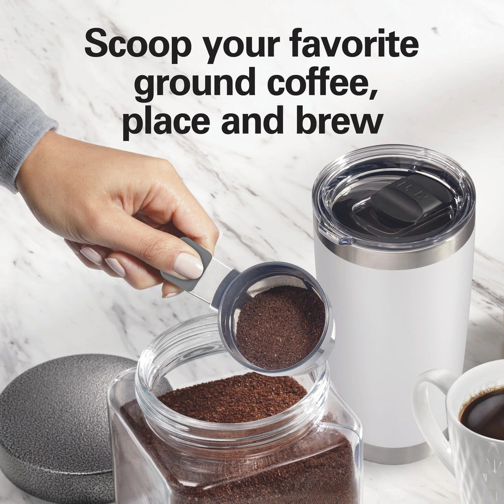 Single-Serve Coffee Maker, White H90227