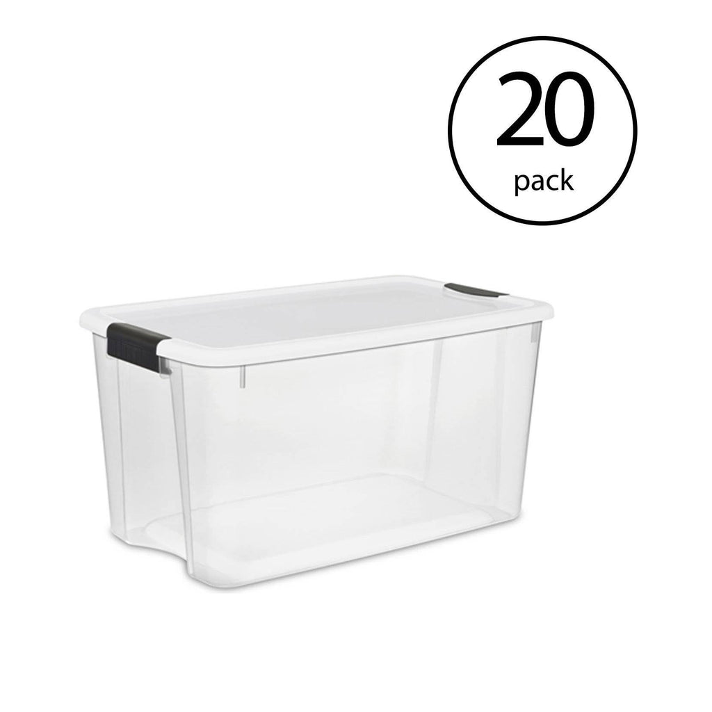 70 Quart Storage Box with Lid (20 Pack) M799368