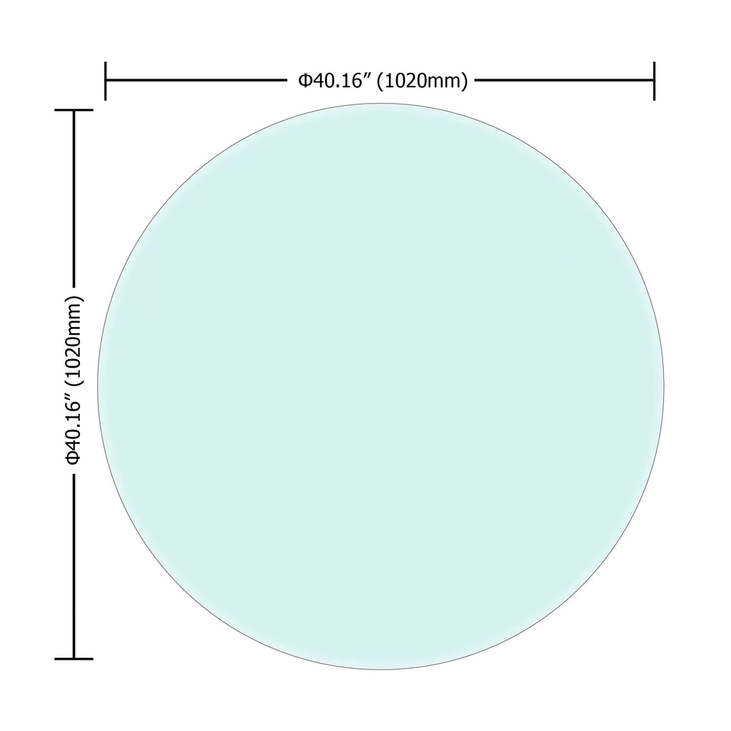 40'' Round Clear Tempered Glass Table Top T73320