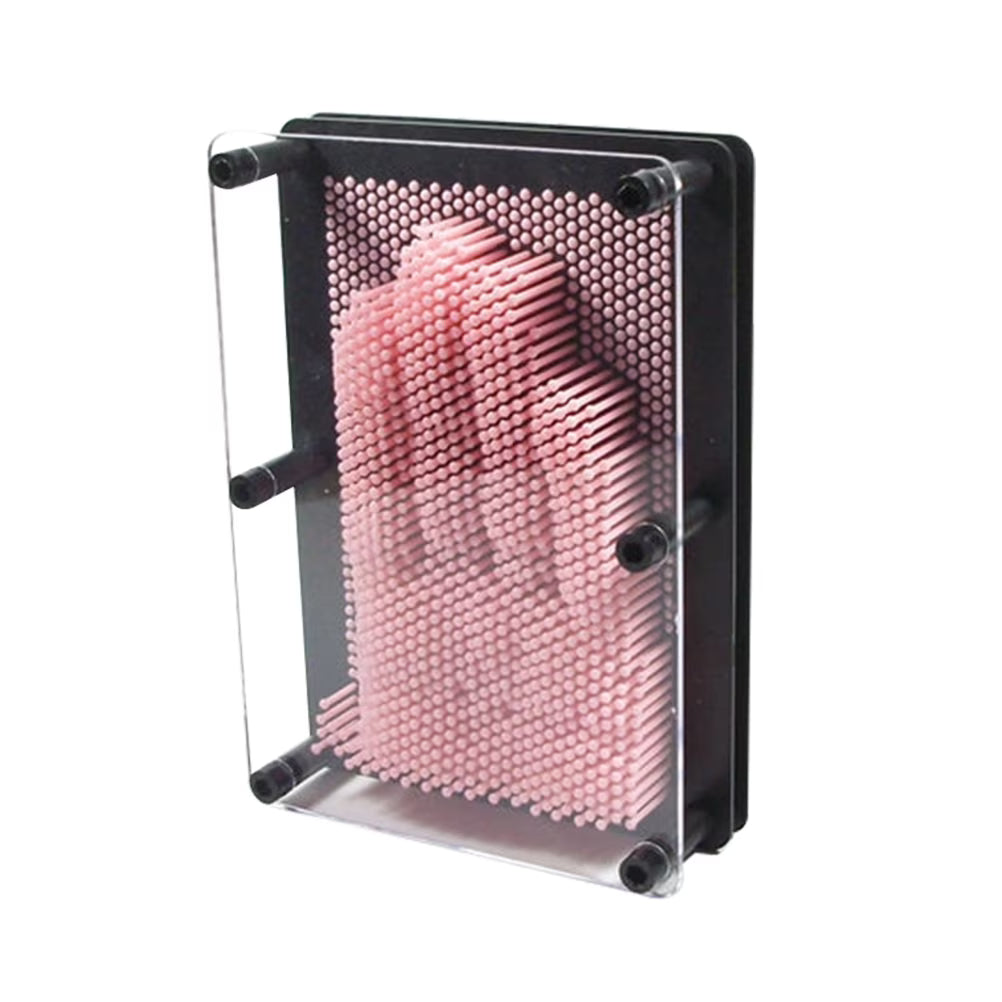 Large Size Pink 3-Dimensional Pin Art Board Toy L7692