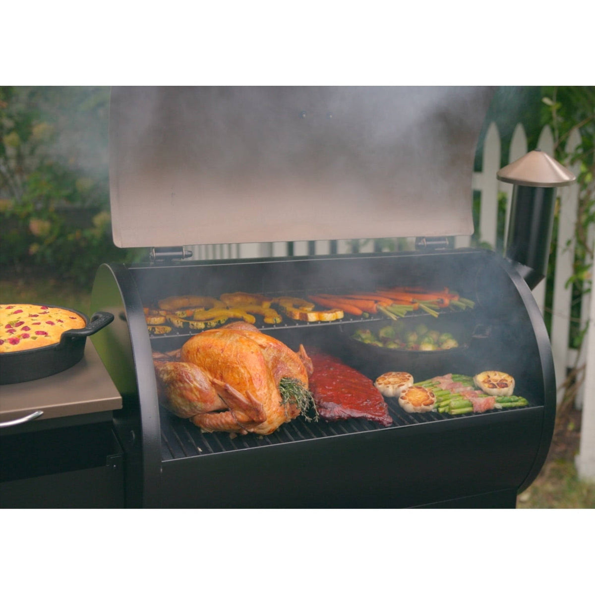 Wood Pellet Grill and Smoker W516359
