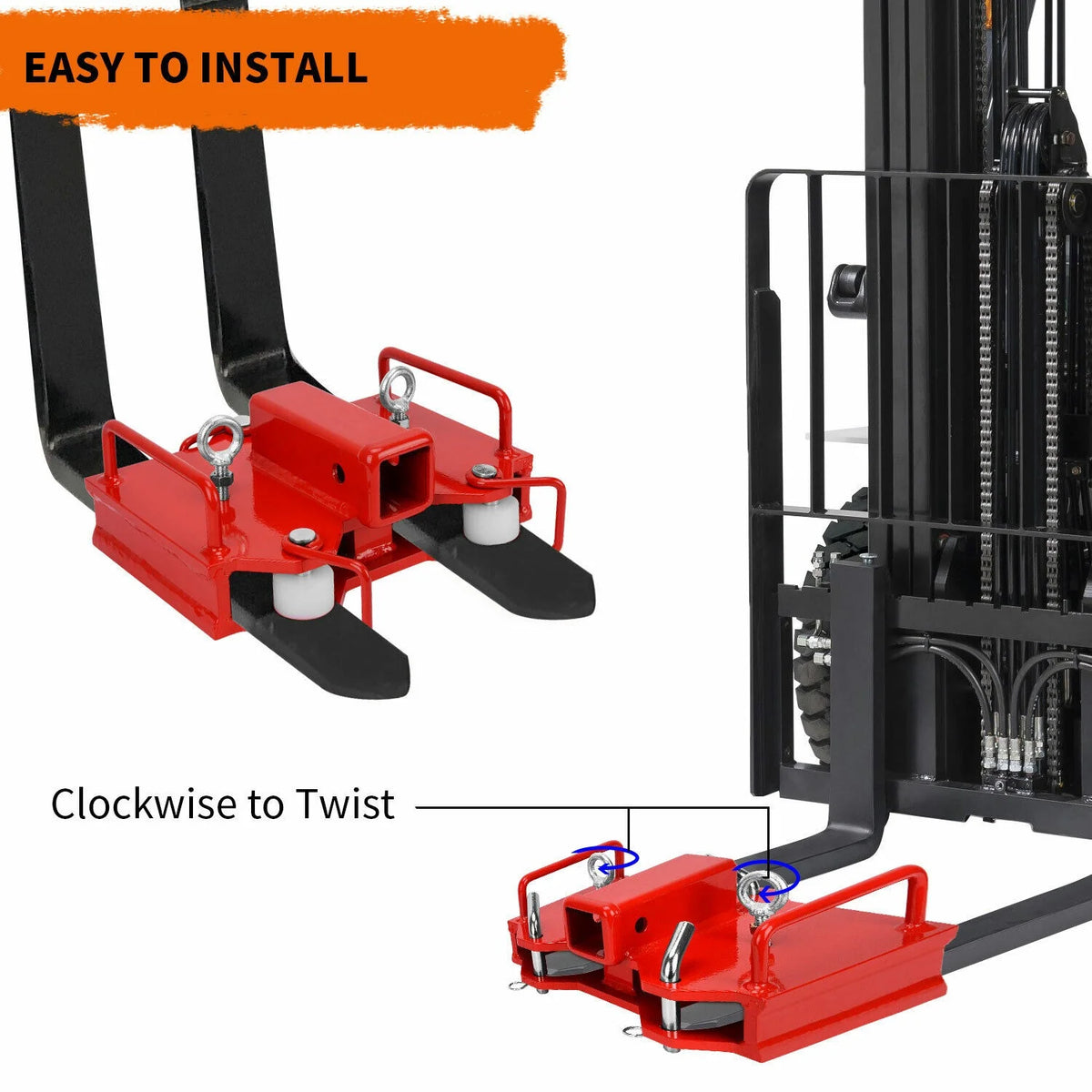 2'' Forklift Trailer Hitch Receiver Tow Hitch C2107