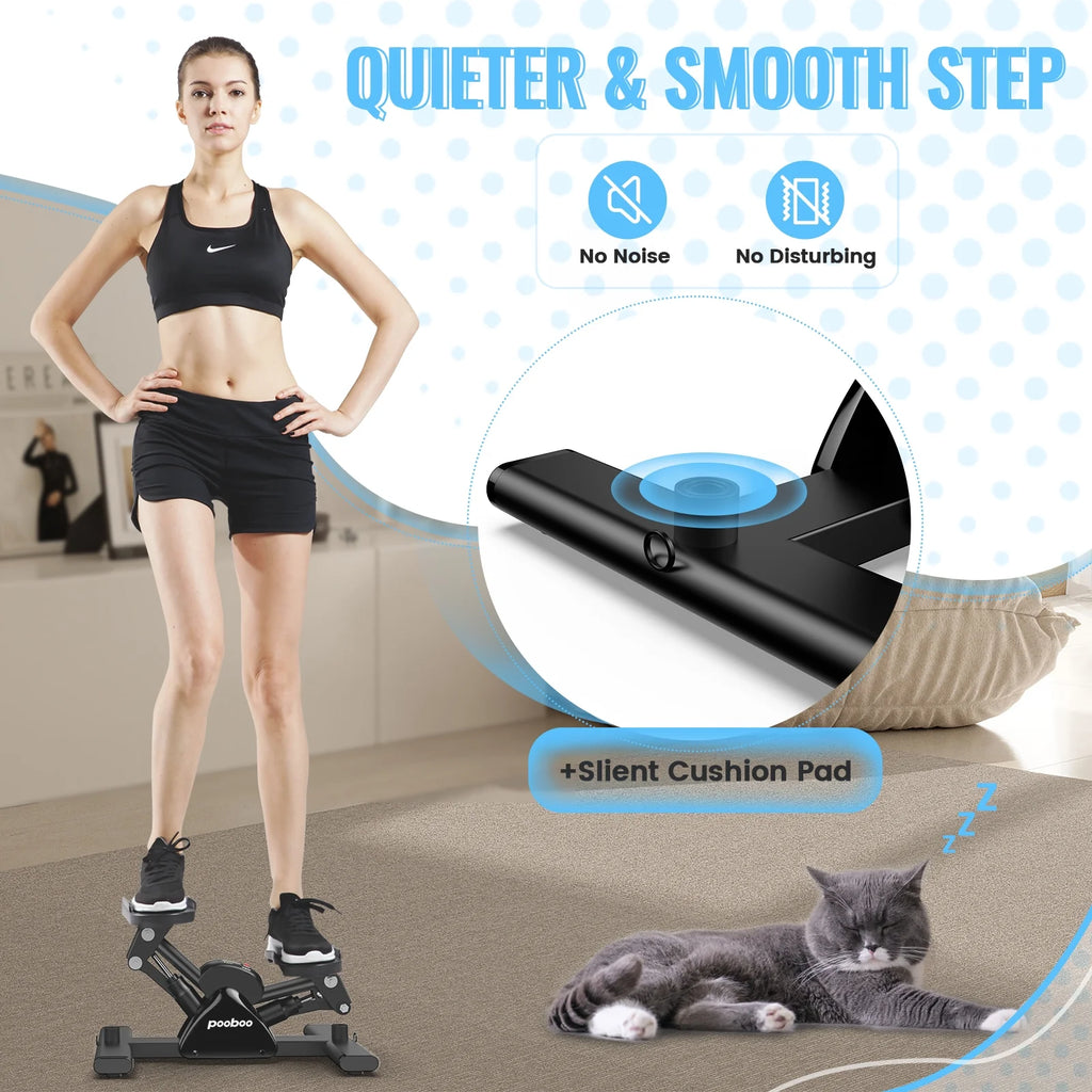 Mini Stepper Machine with Resistance Bands P9617