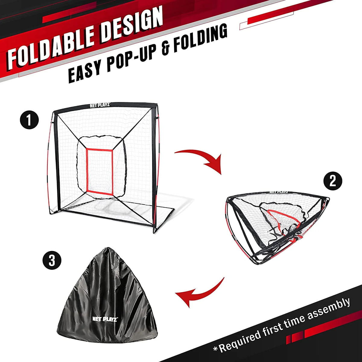 5' x 5' Baseball & Softball Practice Net F35583