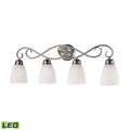 4-Light Brushed Nickel Bath Bar X836