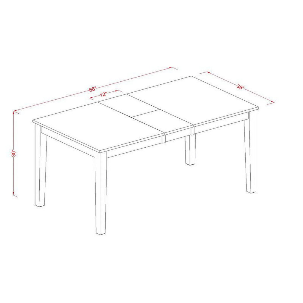 7-piece Wood Kitchen Table Set K509117