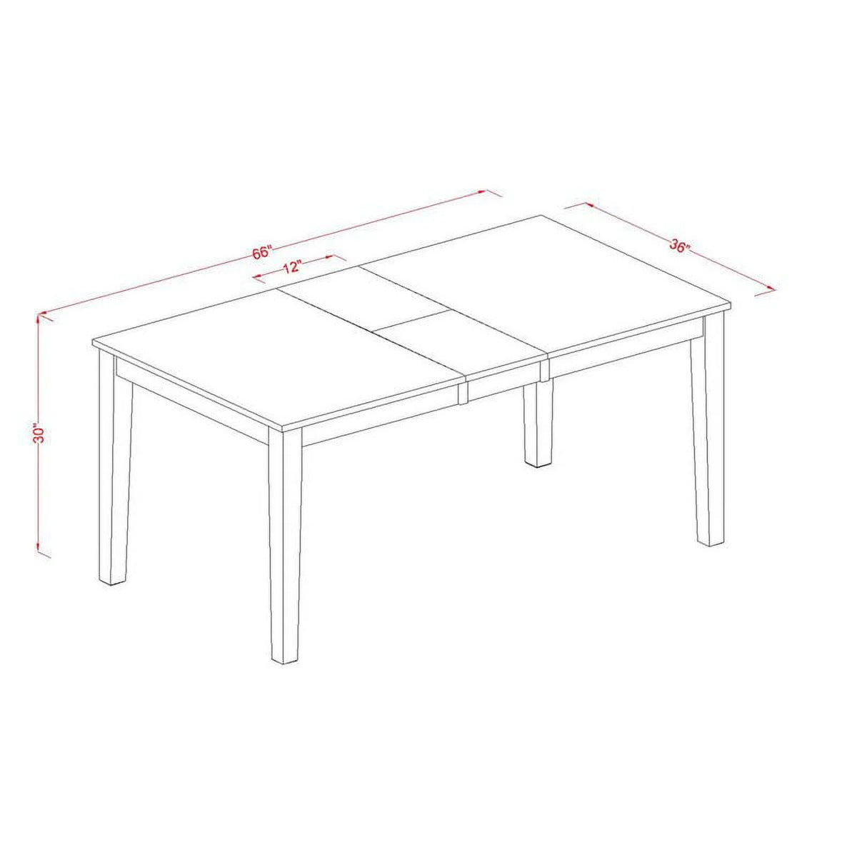 7-piece Wood Kitchen Table Set K509117