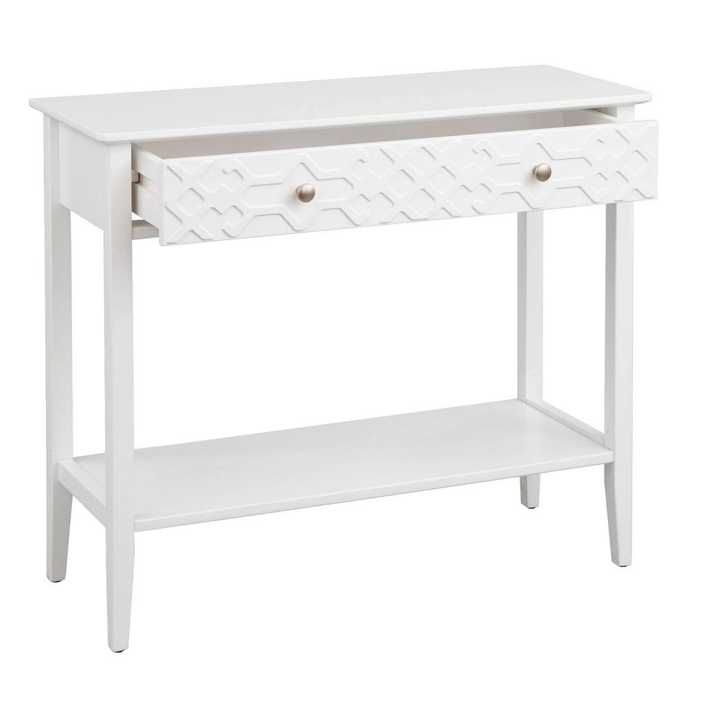 White Console Table B4790