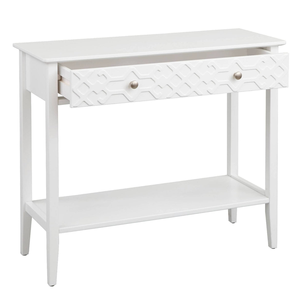 White Console Table B4790