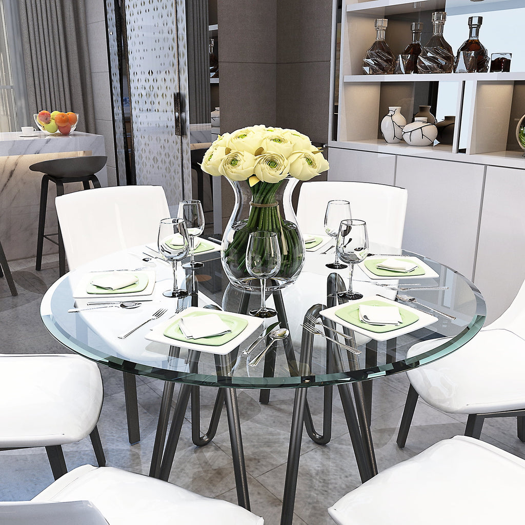 40'' Round Clear Tempered Glass Table Top T73320