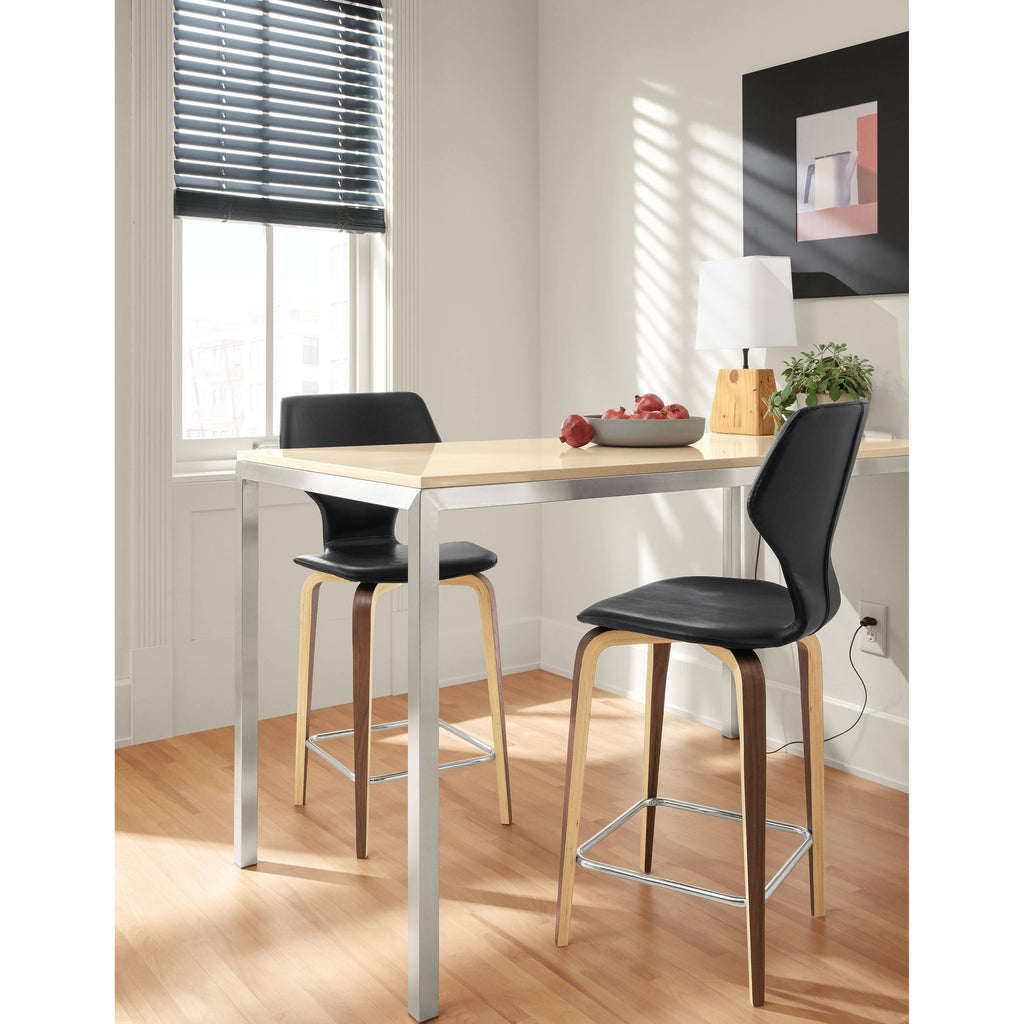 White Venatino Marble Counter Table N13325