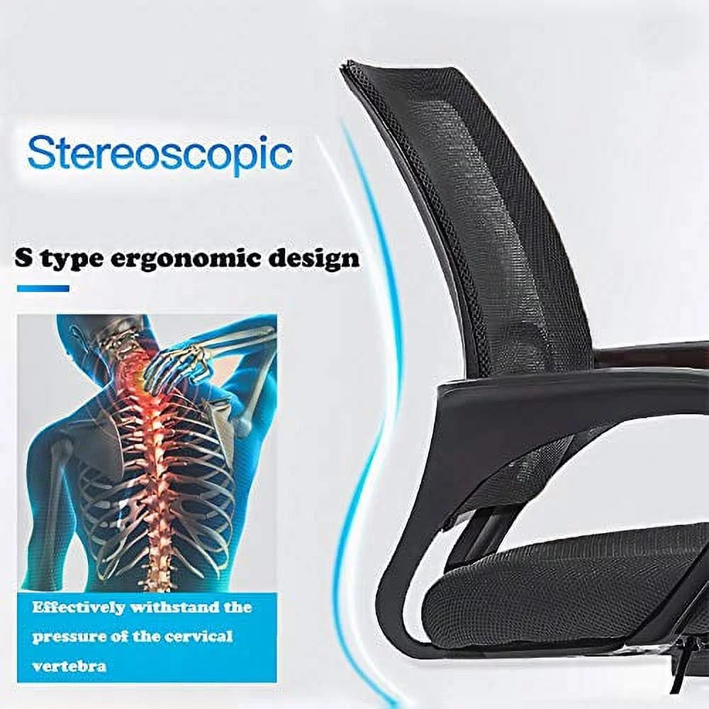 Black Executive Chair with Lumbar Support N65756