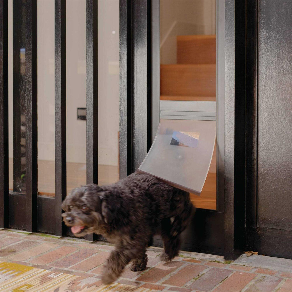 Small Silver Patio Pet Door B101460